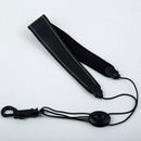 1PC Classy Saxophone Neck Strap Hook Black Adjustable Leather