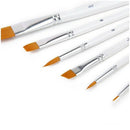 6 pieces Watercolor oil Paint brush Multi-function Paint brush Art and pain M9X7