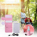 USB Travel Mug Baby Milk Warmer Heater Feeding Bottle Insulated Bag (Pink)