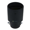 58mm Universal Black Stainless Steel Car Rear Exhaust Pipe Tail Muffler Tip Part