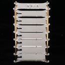 Clear Acrylic Cluster Case 7 Layer Shelf Stack For Raspberry Pi 3/2 B and B+