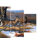 5pcs Unframed Modern Art Oil Painting Deers Huge Home Wall Art Decor On PVC