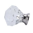 Crystal Glass Door Knobs Drawer Cupboard Cabinet Handle Furniture HandlesSA3C