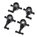 4x Plastic Tires & Wheel Rim and Steering Cups for Wltoys K969 DIY Accessory