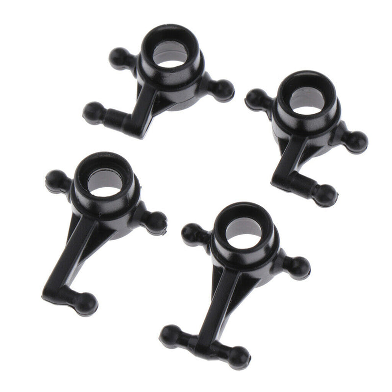 4x Plastic Tires & Wheel Rim and Steering Cups for Wltoys K969 DIY Accessory