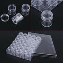 30 Grids Plastic Makeup Organizer Storage Box Jewelry Small Beads Rhineston N4Y9