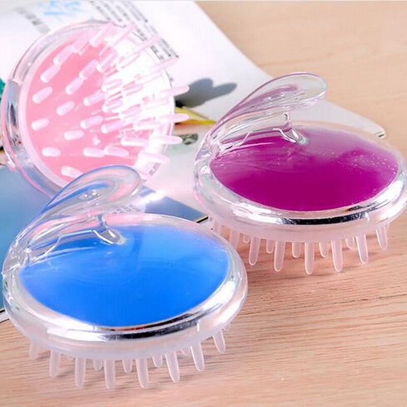 New Silicone Shampoo Scalp Shower Body Washing Hair Massage Massager Brus Dzjo