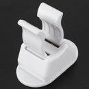 Home adhesive support Broom ladle handed Wall clip hook white O6X5