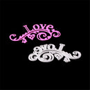 DIY Love Border Decor Metal Cutting Dies Stencils for Scrapbooking Album CardsME
