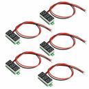 5pcs Mini Digital DC Voltmeter 0.28 Inch Two-Wire 2.5V-30V Mini Digital DC  K4X3