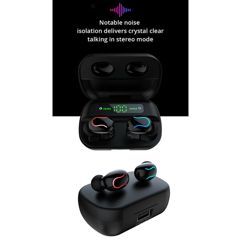Q82 Wireless Earbuds Bluetooth Headphones with Charging Case Digital