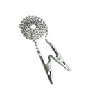 New Pro Napkin Holder Dental Lab Bib Crocodile Clip Flexible Metal Ball Chain