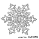 Snowflake Cutting Dies Stencils Scrapbook DIY Paper Card(6.8cm)
