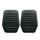 2pcs Replacement Parts Clutch Brake Pedal Pad Black Accessory for Ford Transit