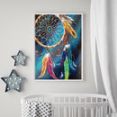 5D DIY Full Drill Diamond Painting Dreamcatcher Cross Stitch Mosaic Kit A