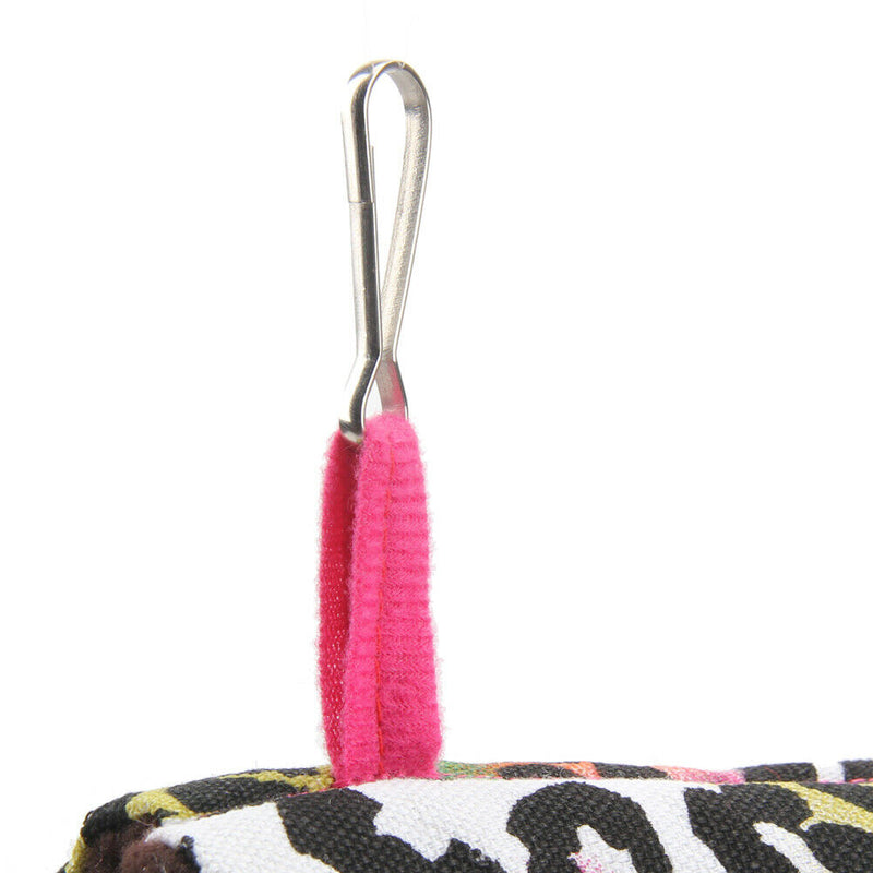 Soft Lamb Velvet Bird Parrot Hammock Hanging Cage Winter Warm Hut Nest