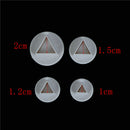 4pcs Triangle Plastic Cookie Cutter Fondant Cutter Mold Cake Decorating Tool Gw