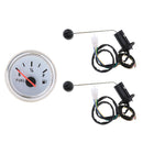 3 Pieces Sender Floating Boat Marine Car LED Display Level Gauge Sensor -White