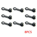8Pcs/Set Brake Caliper Bleed Nipple Screw Dust Cap Cover 8mm Rubber Accessories
