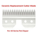 10Pcs/Lot Replaceable Ceramic 18 Teeth Pet Ceramic Clipper Cutting Blade fo