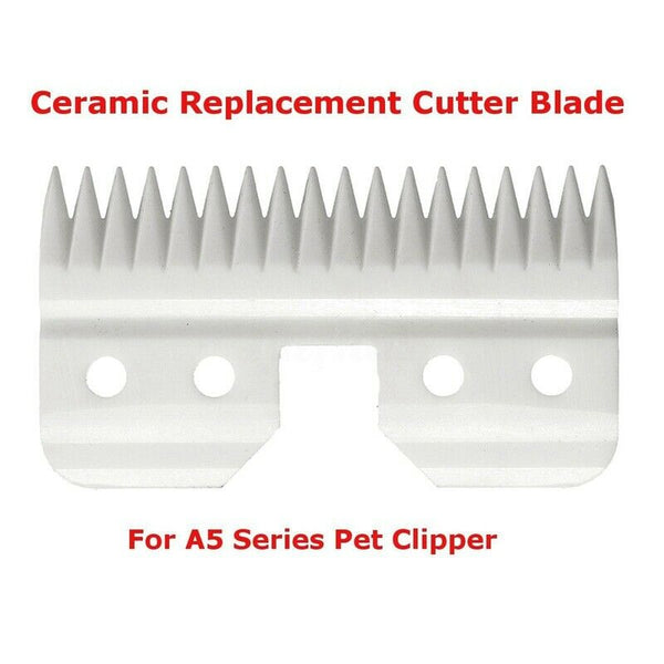 10Pcs/Lot Replaceable Ceramic 18 Teeth Pet Ceramic Clipper Cutting Blade fo