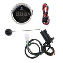 2" / 52mm 12V Car Boat Fuel Level Gauge Meter Black w/ Fuel Sensor Sender Kit