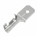 6.3mm Male Electrical Spade Crimp Terminals Wiring Connectors 100 Pcs Y4L2