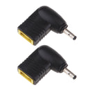 2pcs DC 4.0x1.7mm Male to Square Female Jack Power Adapter Socket For Lenovo