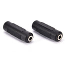 Stereo3.5mm 1/8" Aux Female to FemaleF/F Jack Audio Coupler Adapter Converter Kw