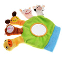 Game Finger Puppet Glove with Five Plush Animals Kids Educational Toys