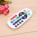 2pcs 16 Colors RGB LED Panel Car Interior Dome Light with Remote Control  K1B