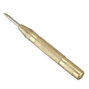 Brass Yellow Automatic Center Punch Spring Loaded Chrome Rivet Screw Auto M
