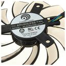 75MM  card Dual fans for MST GTX 460 580 R6870 R6950