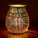 Electric Wax Melt Burner Glass Aroma Diffuser Lamp Light Fragrance Decor