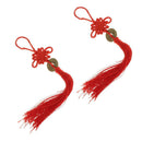 Qing Dynasty Red Chinese Knot Luck Coins Wealth Home Decor Ornament style 7