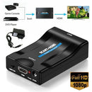 SCART/HDMI to HDMI 1080P HD Video Converter Adapter Upscaler For STB DVD HDTV