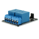 5V 2-Channel Relay Module Shield for Arduino ARM PIC AVR DSP Electronic O7V7