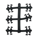 Fishing Hook Stop Beads Rack Black Rig Stopper Shank Joint Jig Supplies