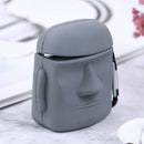 For AirPod 1 2 Case Stone Statue Cartoon Earphone Cover For Wireless Headset Hn
