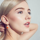 9 Pairs Christmas Stud Earrings Women Gloves Snowflake Dangles Jewelry Gift