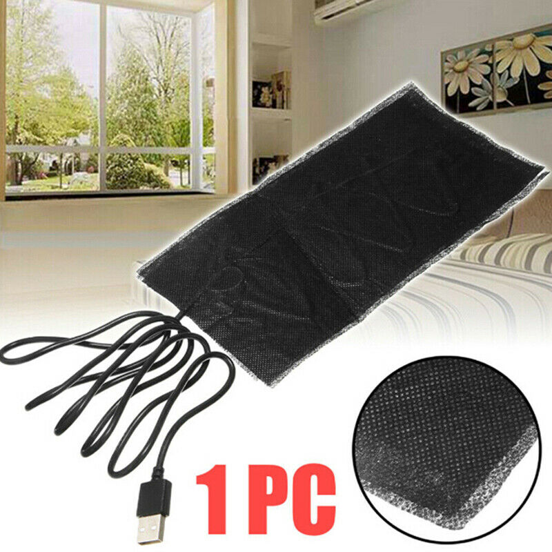 USB Carbon Fiber Heating Pad Washable Electric Cloth Heater Sheet With Cable kl