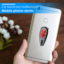 Portable Car Air Outlet Metal Finger Ring Phone Bracket Accessories (Red) A