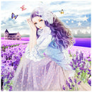 5D Special Shaped Diamond Painting Lavender Girl DIY Rhinestone Wall Art