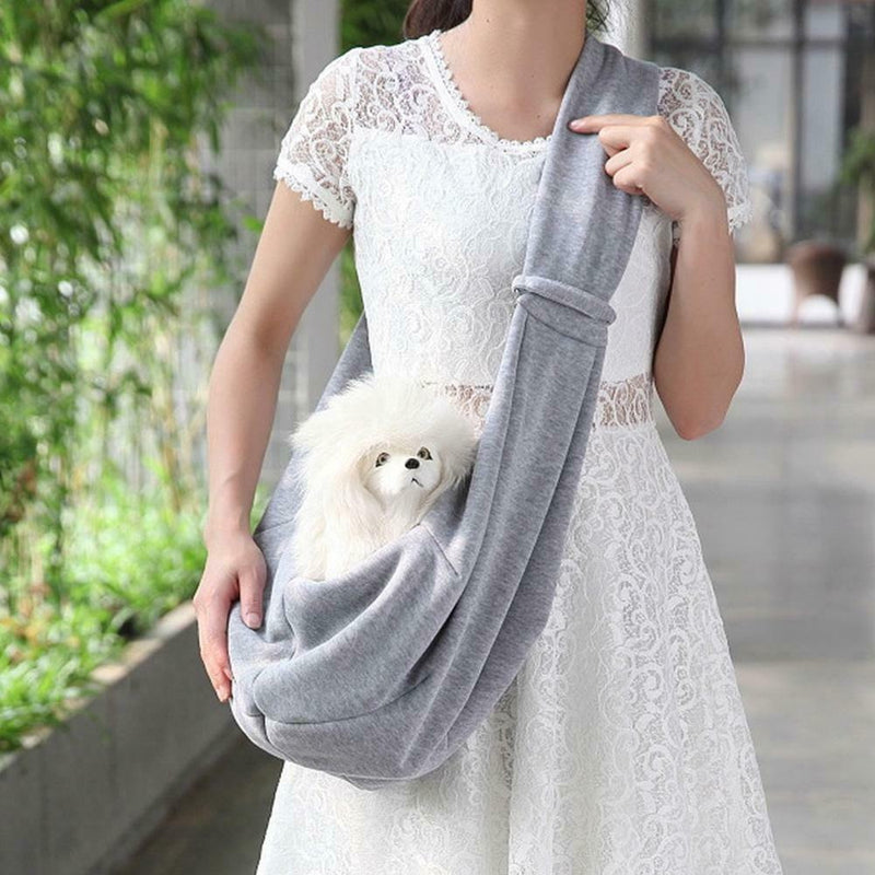 Hands-Free Dog Cat Sling Bag Portable Outdoor Pet Carrier Shoulder Pouch