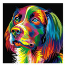 DIY 5D Diamond Embroidery Painting Colorful Dog Cross Stitch Craft Home