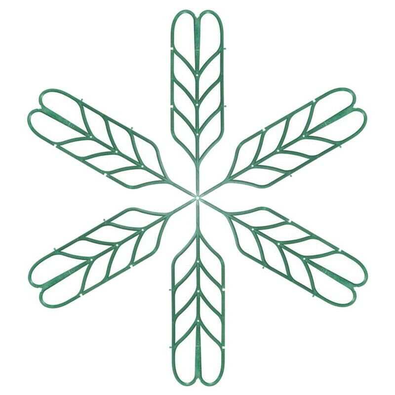 Garden Trellis For Climbing Plants, Leaf Shape Potted Plant Support Vines V