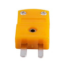 5Pcs RTD Circuits K Type Temperature Sensor Thermocouple Plugs Yellow