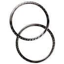 Carbon Fiber Door Audio Speaker Covers Trim Loudspeaker Decorative Circle R