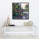 Full Drill 5D DIY Village House Diamond Painting Embroidery Cross Stitch