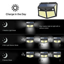 1pc 260 LED Solar Lights 3 Mode Outdoor Motion Sensor Waterproof Lamps